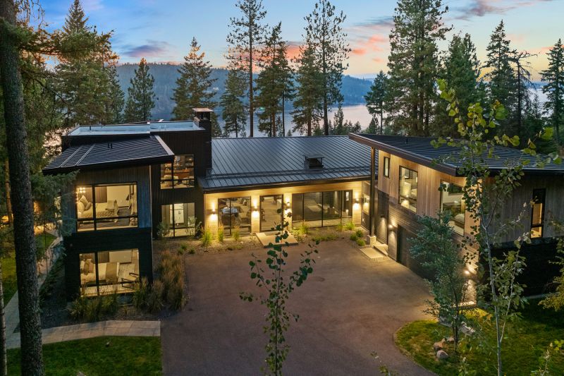 Aerial Estate61 Twilight 1