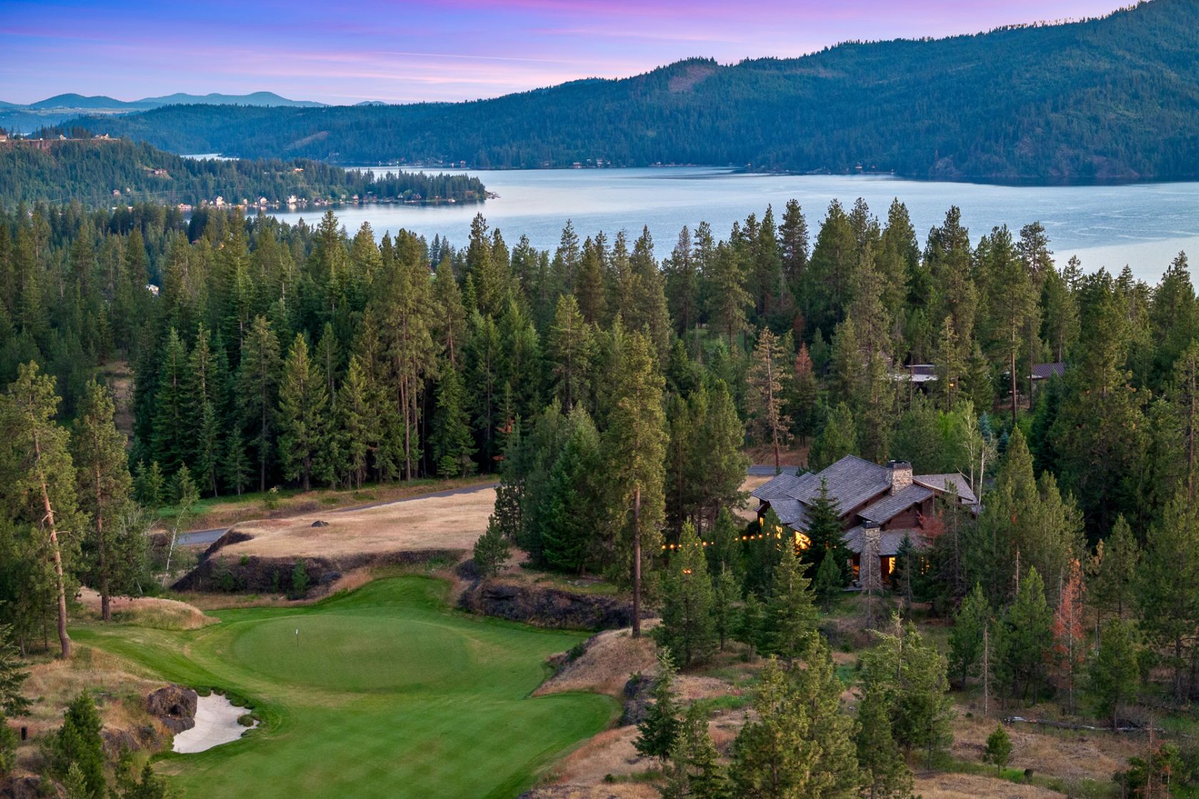 Aerial Estate50 Twilight 2